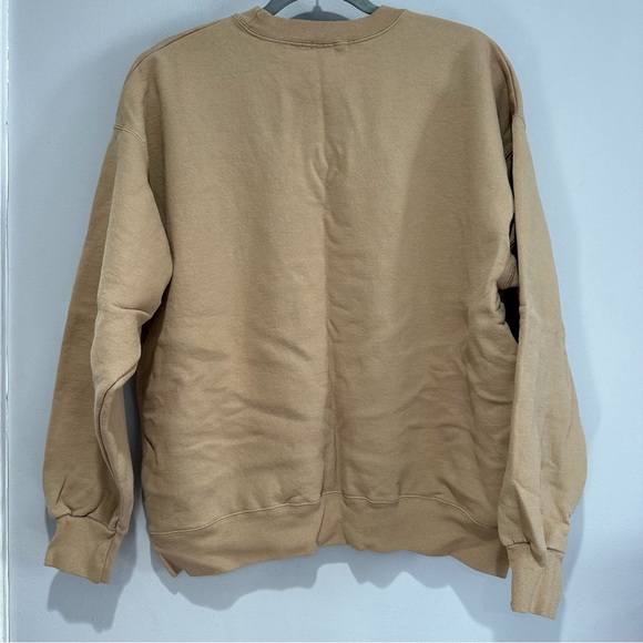 The Bar Tan Sweatshirt Brown Size Large - Picture 5 of 7